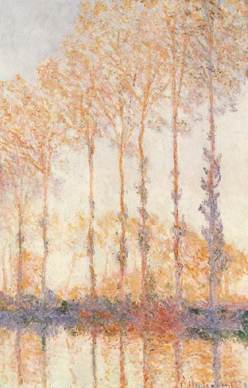 Claude Monet Peupliers an Bourd de l-Epte Germany oil painting art